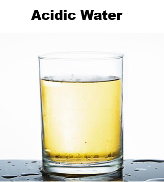 USE OF ACIDIC WATER